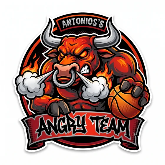Antonios's Angry Team crest